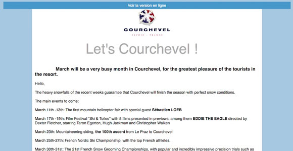 The pinnacle of bad marketing - Courchevel Enquirer